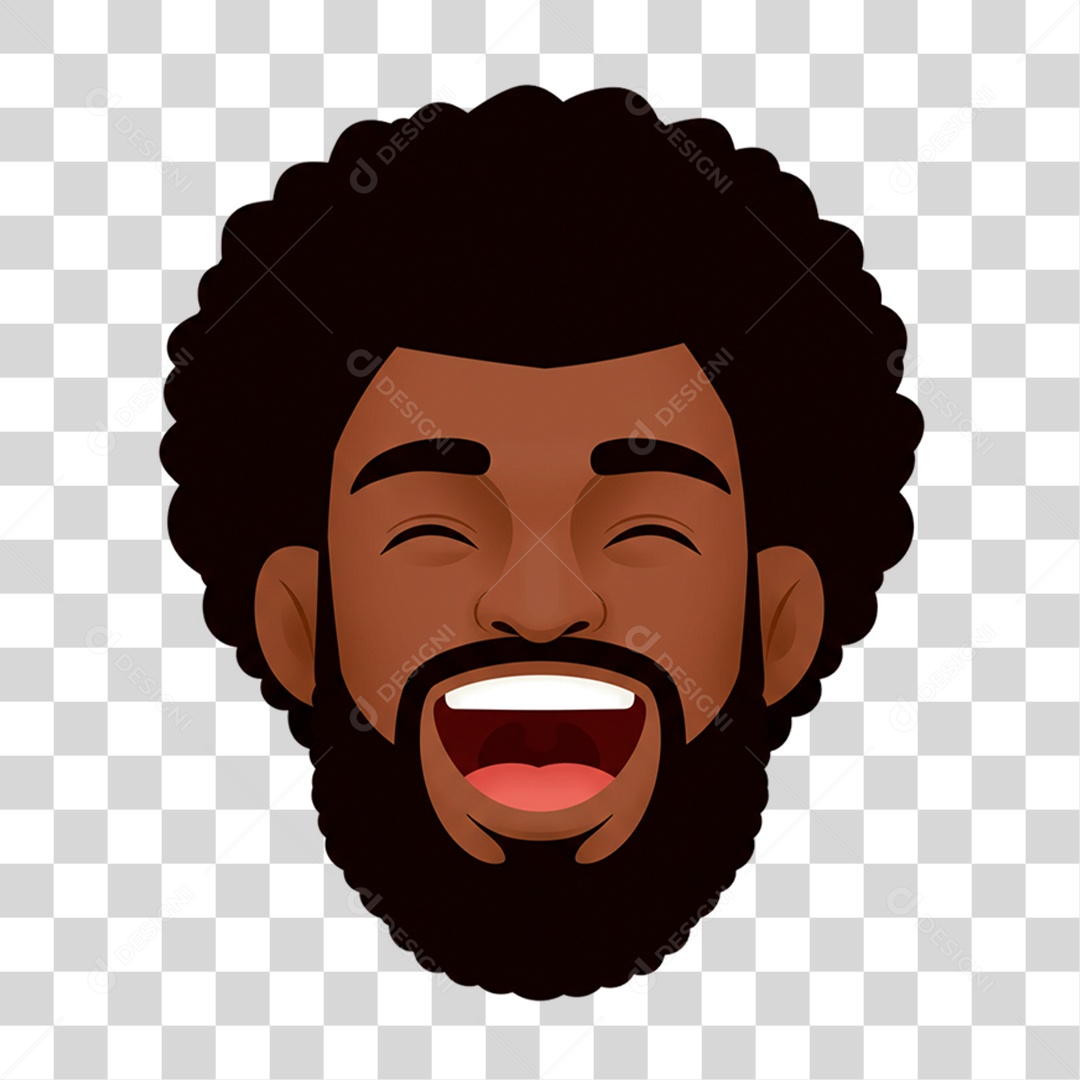 Caricatura Homem Feliz PNG Transparente