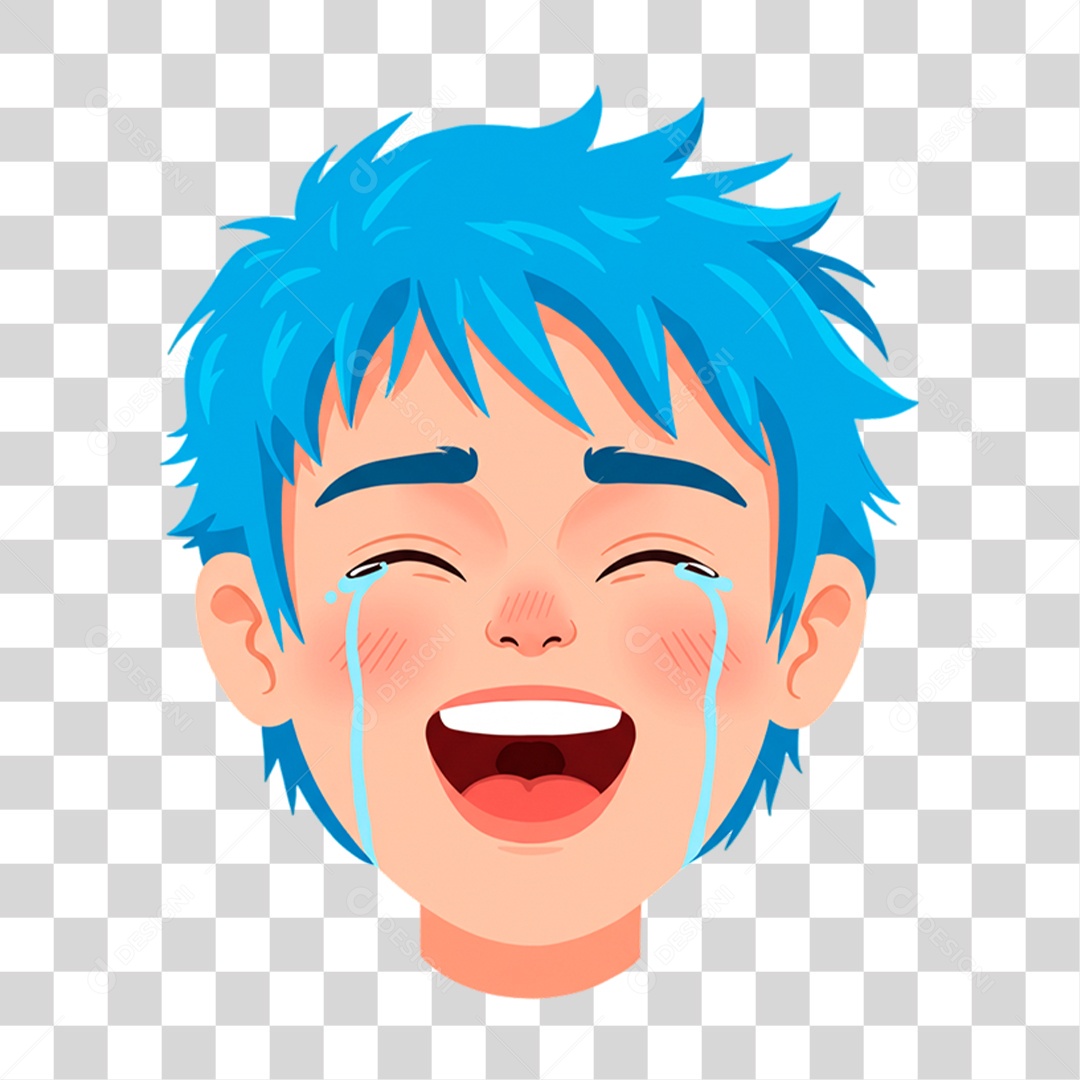 Caricatura Menino Chorando PNG Transparente