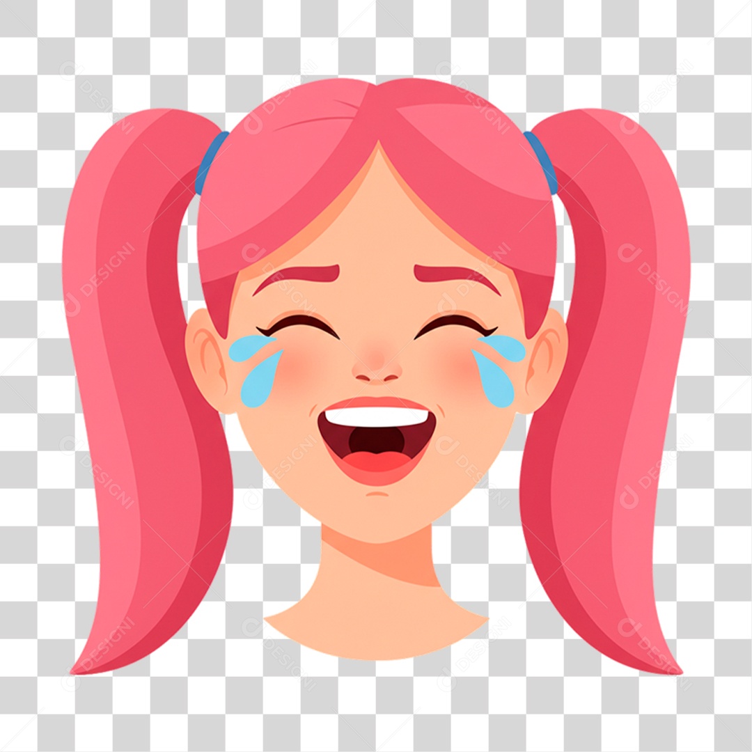 Caricatura Mulher Feliz PNG Transparente