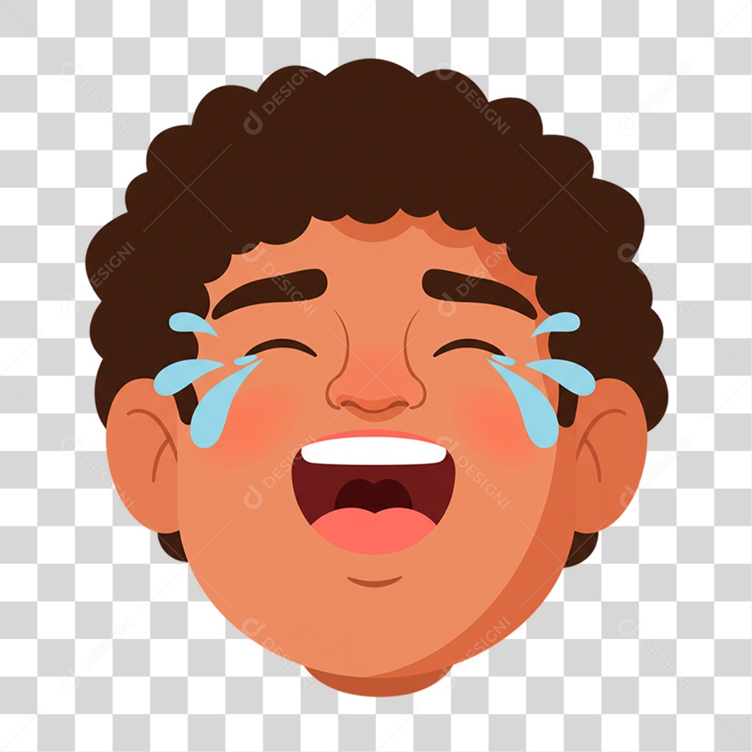 Caricatura Menino Feliz PNG Transparente