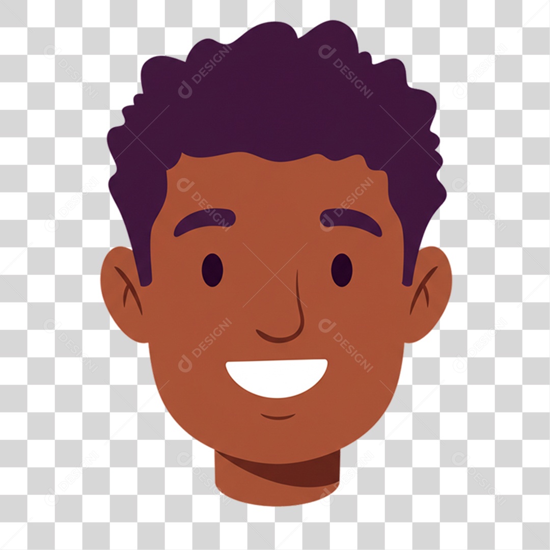 Caricatura Homem Feliz PNG Transparente