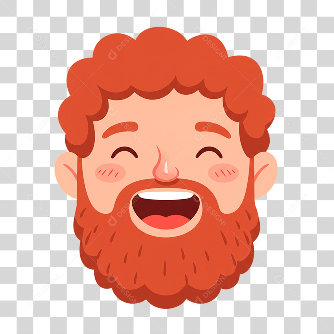 Caricatura Homem Feliz PNG Transparente