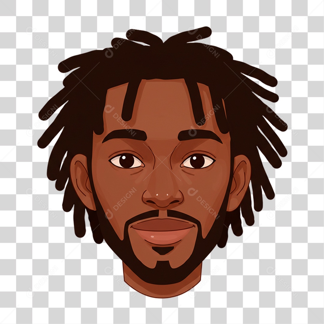 Caricatura Homem Feliz PNG Transparente