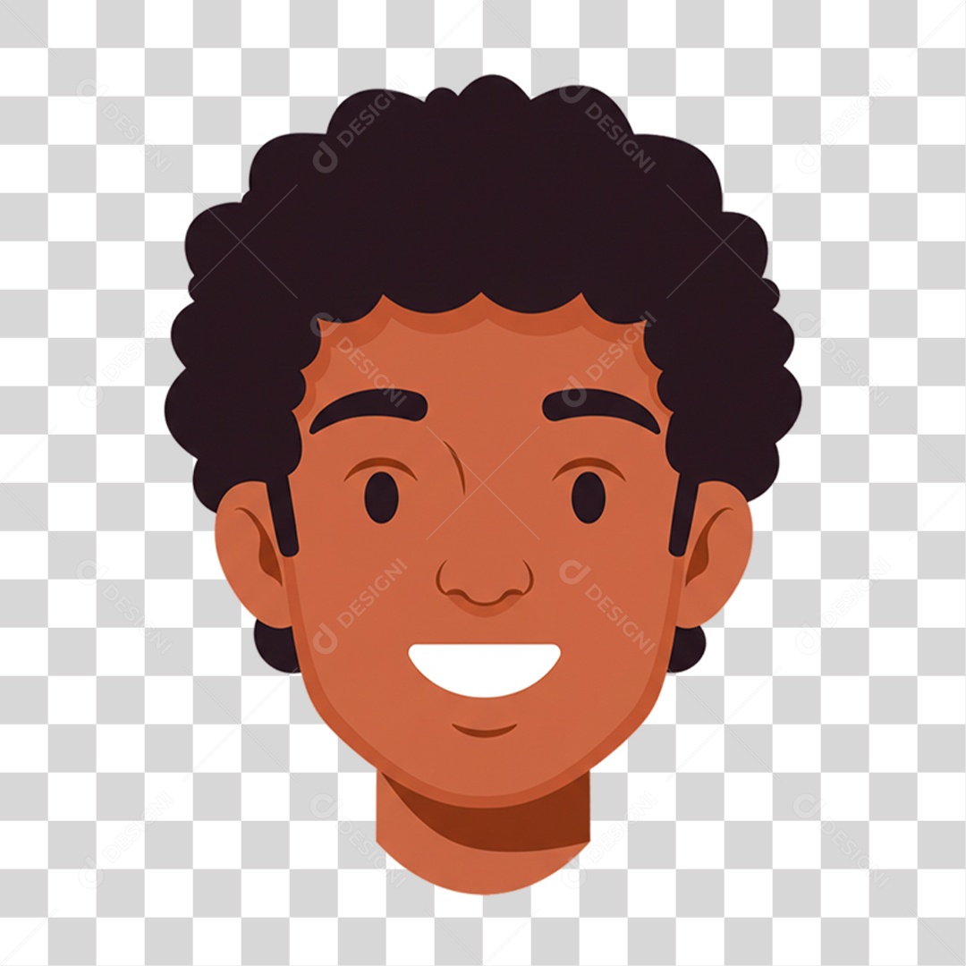 Caricatura Homem Feliz PNG Transparente