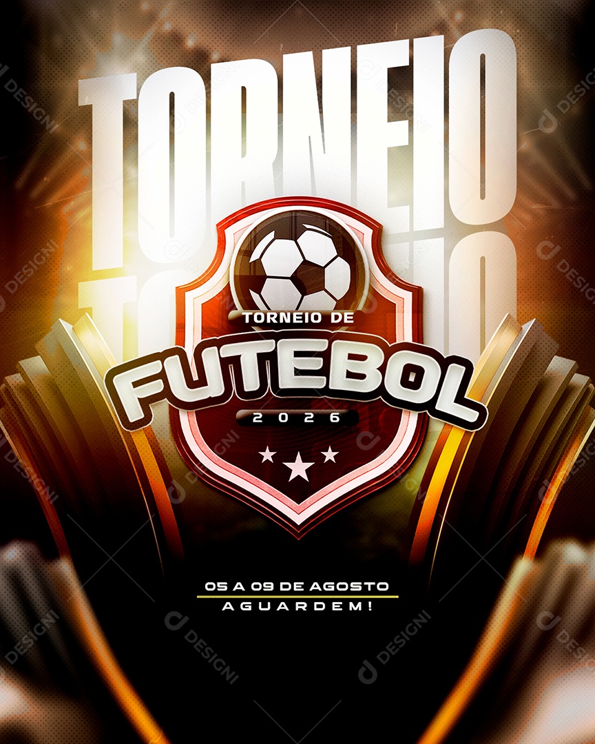 Torneio de Futebol 2029 Social Media PSD Editável