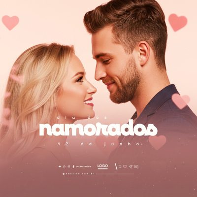 Dia dos Namorados 12 de Junho Social Media PSD Editável