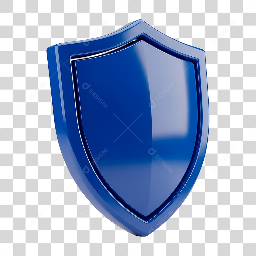 Escudo Azul PNG Transparente