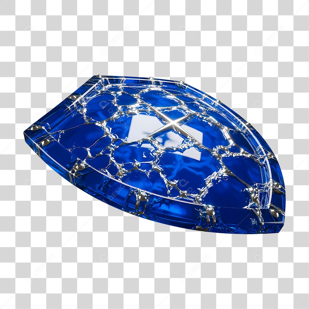 Escudo Azul PNG Transparente