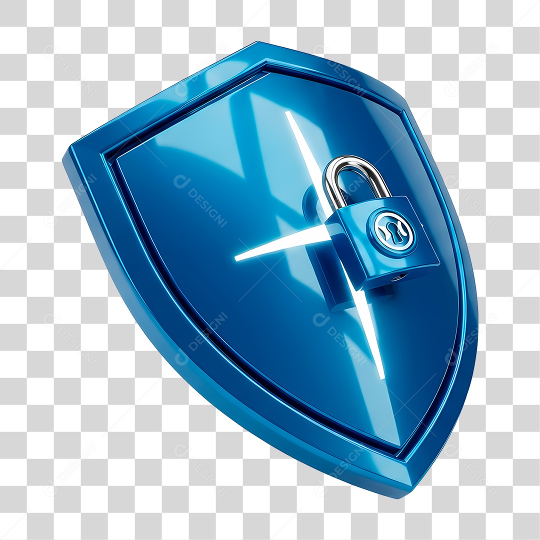 Escudo Azul PNG Transparente