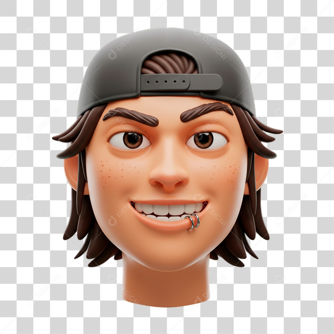 Personagem Feliz PNG Transparente