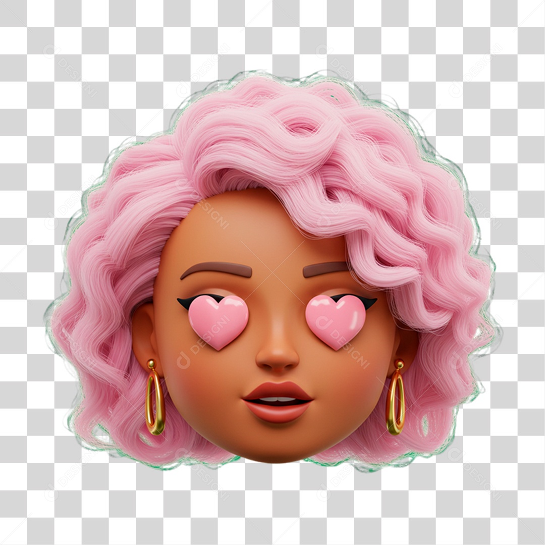 Emoji Coração PNG Transparente