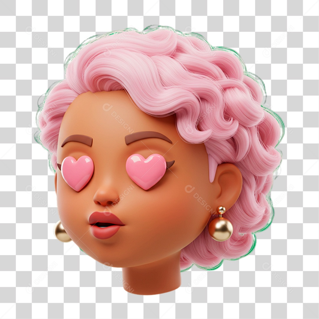 Emoji Coração PNG Transparente