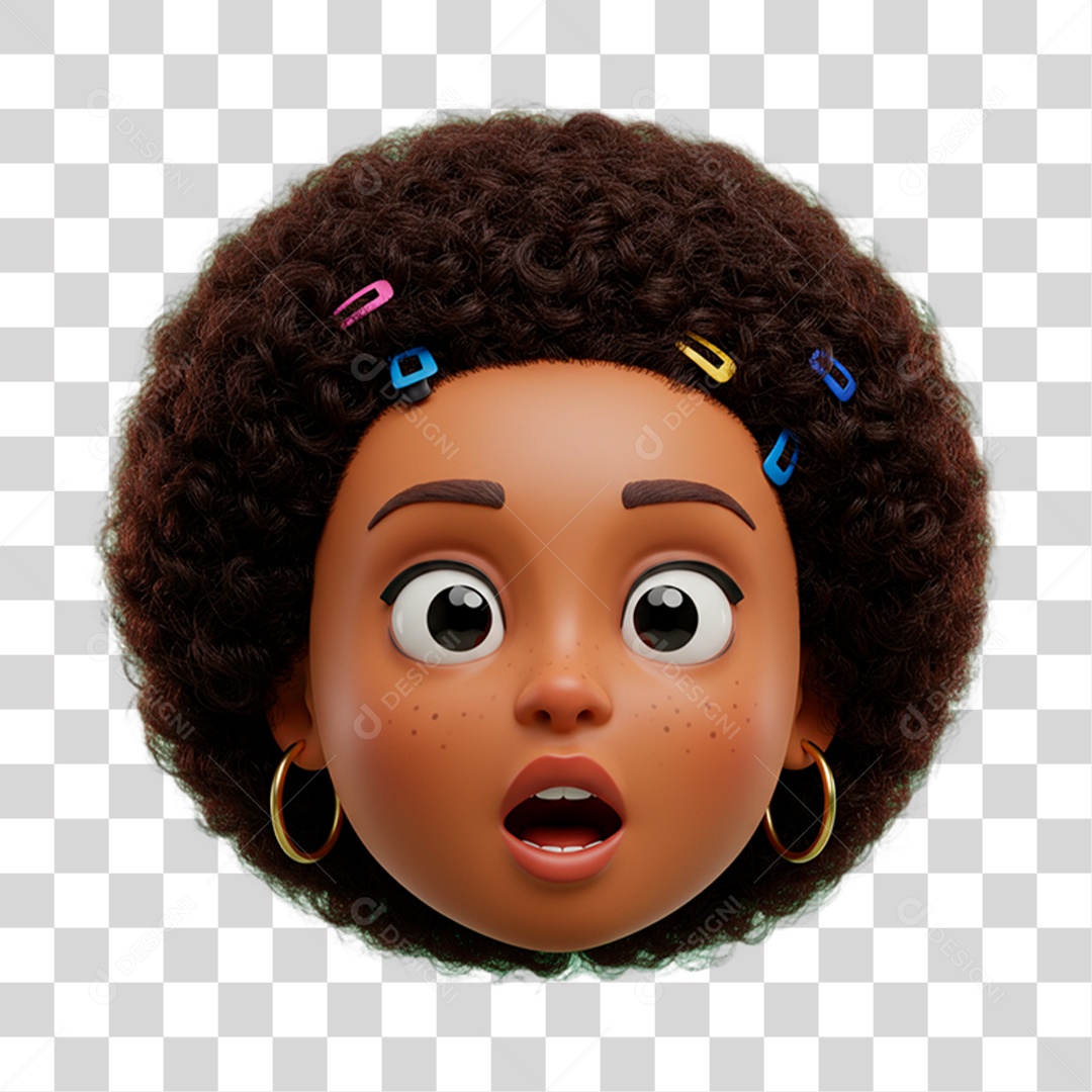 Emoji com Estrela PNG Transparente