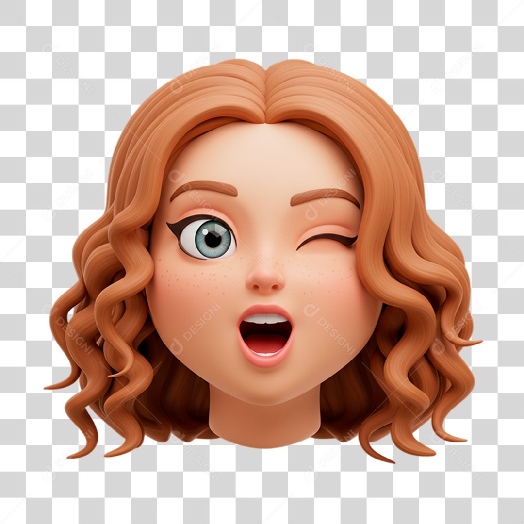 Personagem Surpreso PNG Transparente