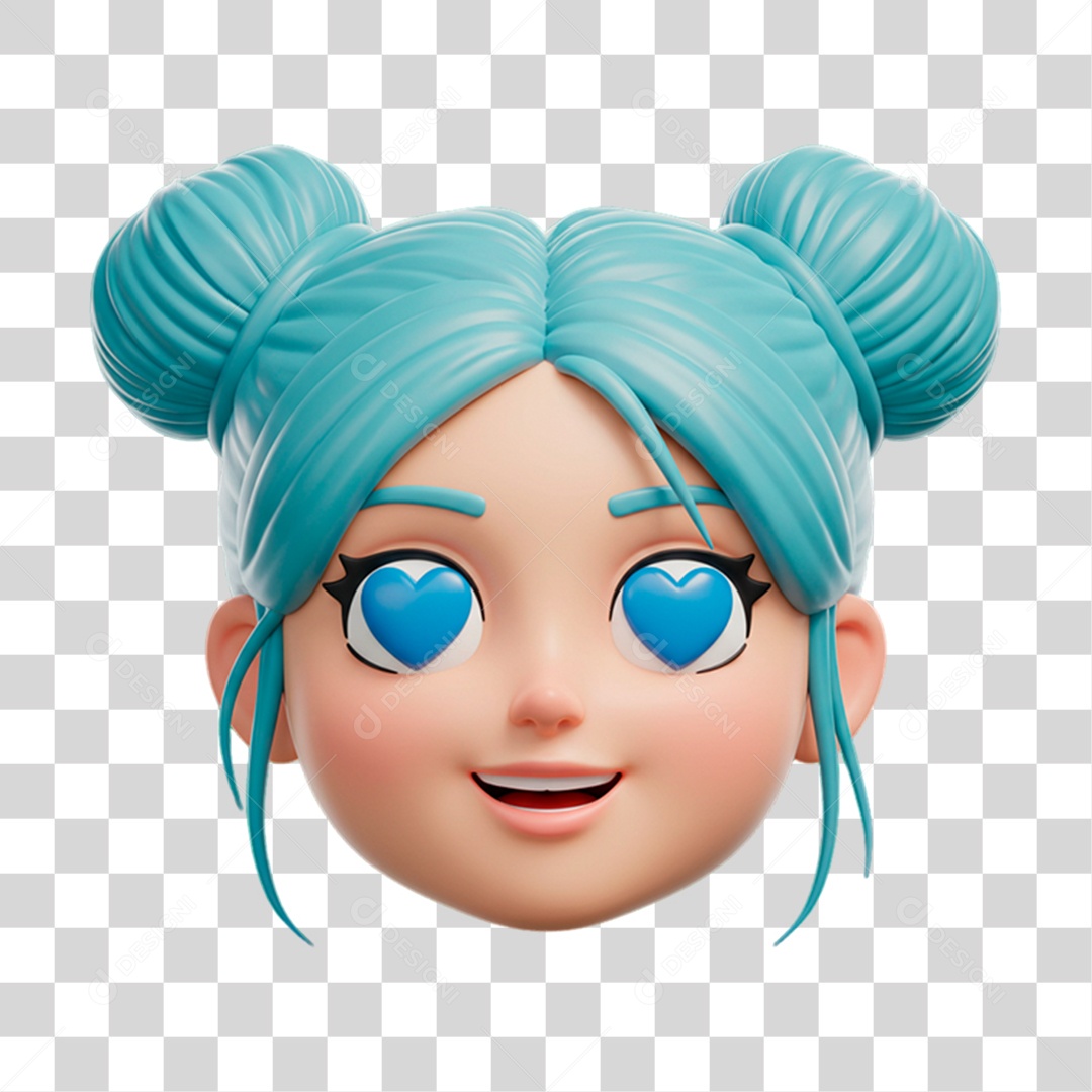 Emoji Coração PNG Transparente