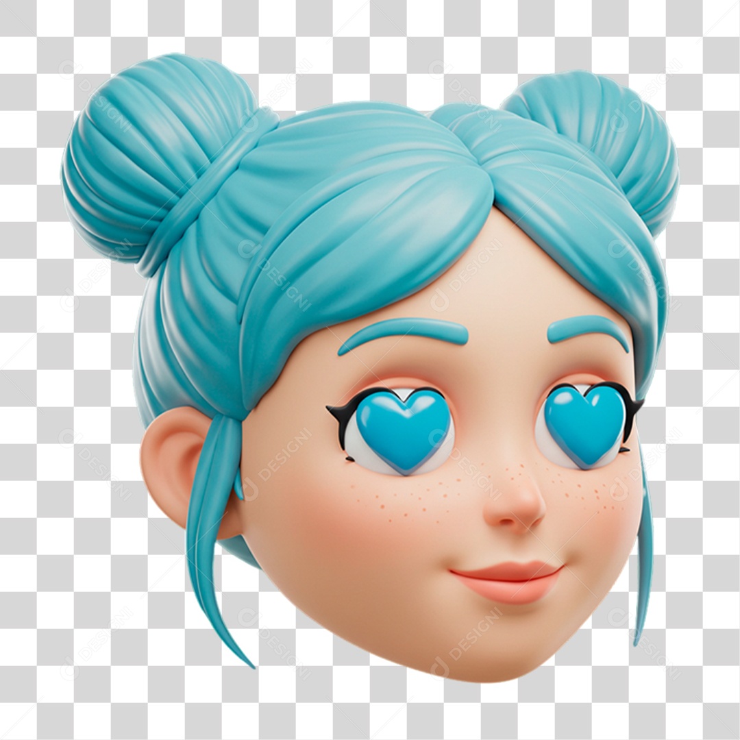 Emoji Coração PNG Transparente