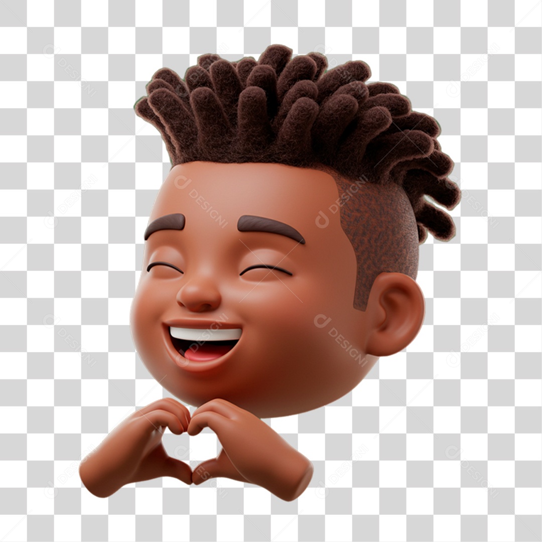 Emoji Coração PNG Transparente