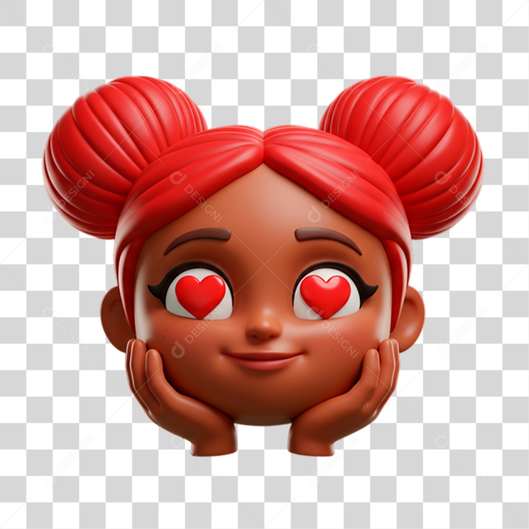 Emoji Coração PNG Transparente