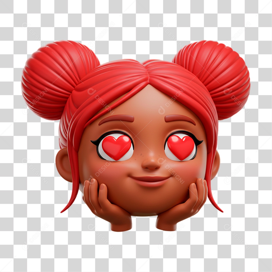 Emoji Coração PNG Transparente