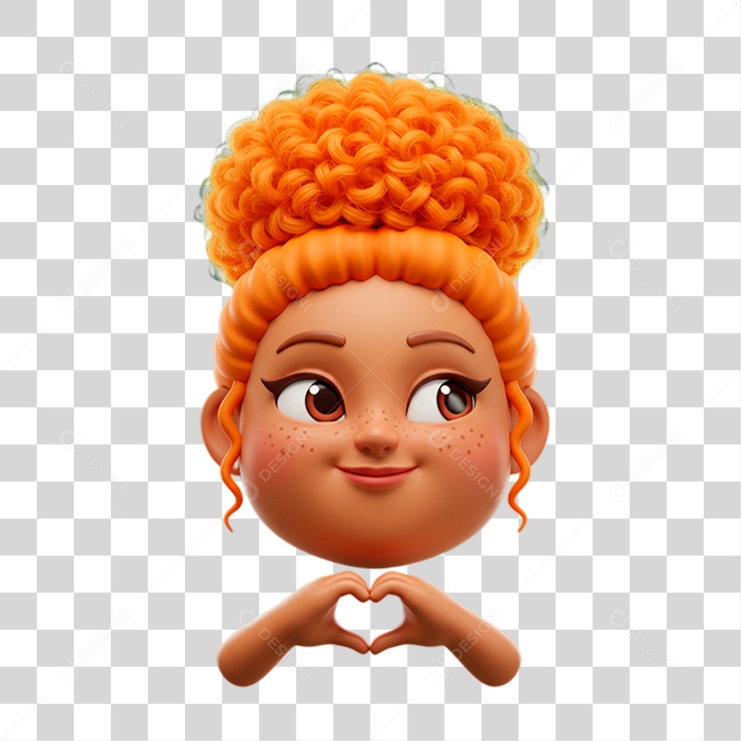 Emoji Coração PNG Transparente