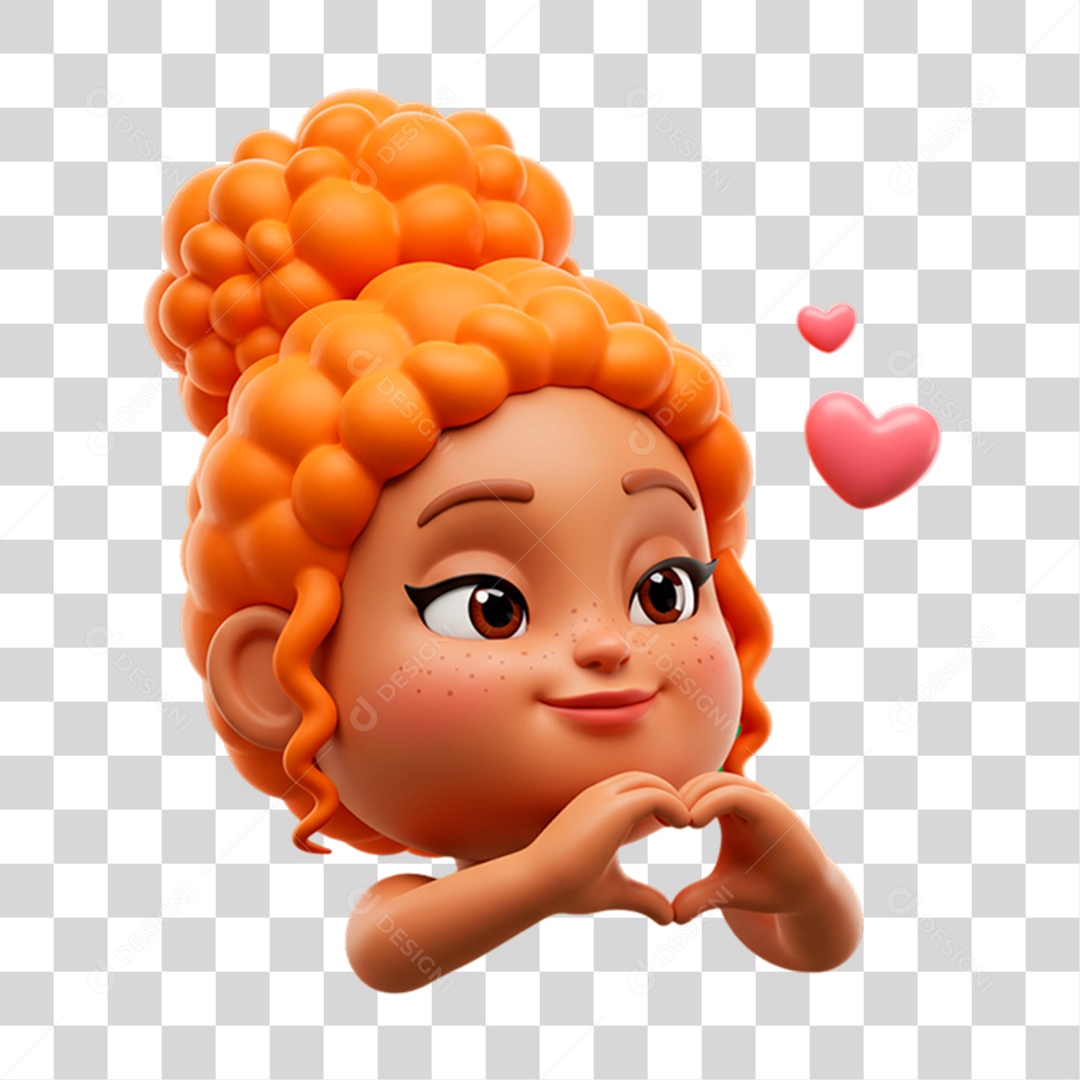 Emoji Coração PNG Transparente