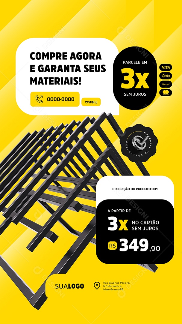 Story Semana dos Pais Compre Agora e Garanta seus Materiais Social Media PSD Editável