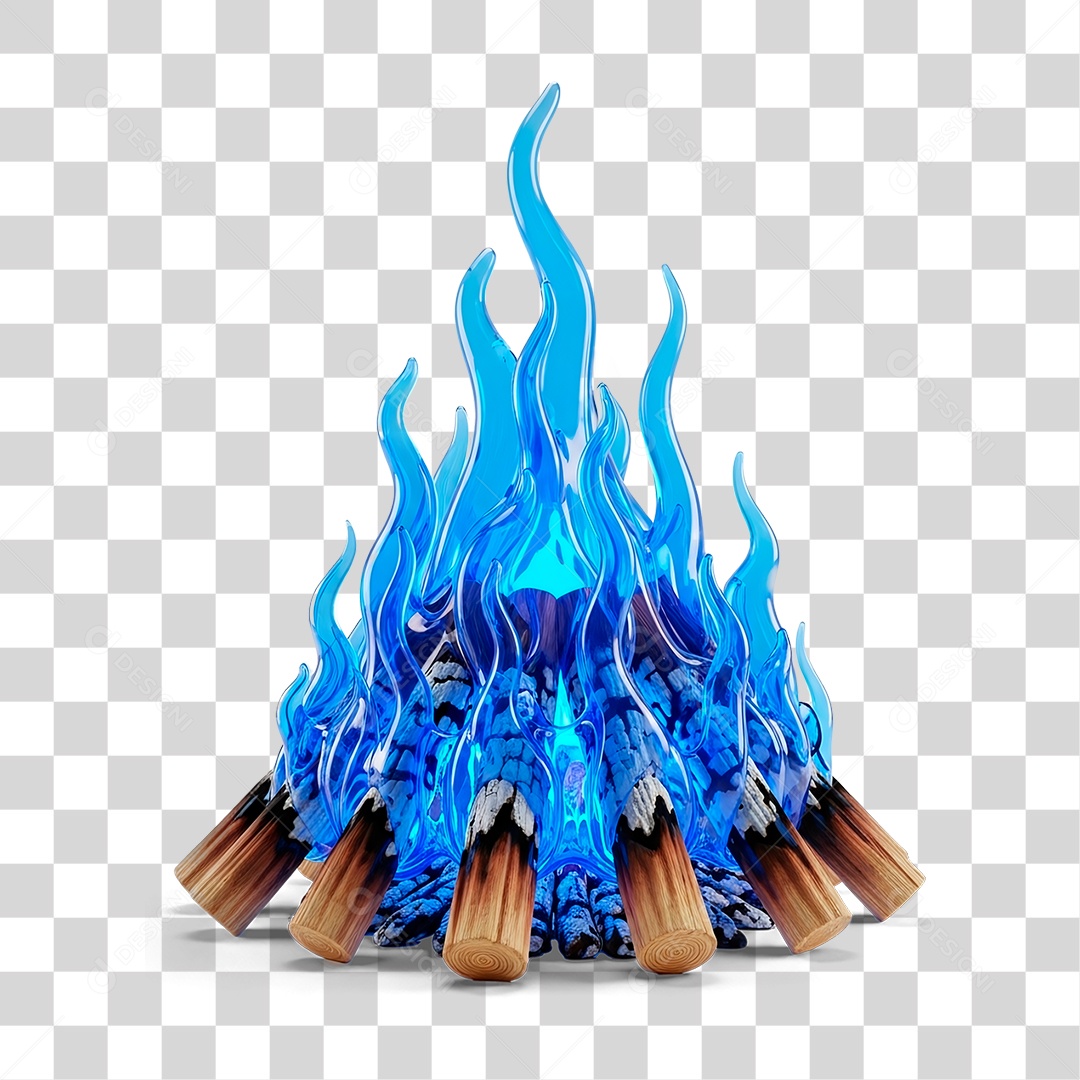 Saint John's Bonfire 3D Transparent PNG Element