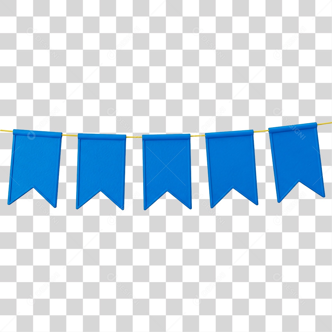 Bandeirolas Festa Junina PNG Transparente