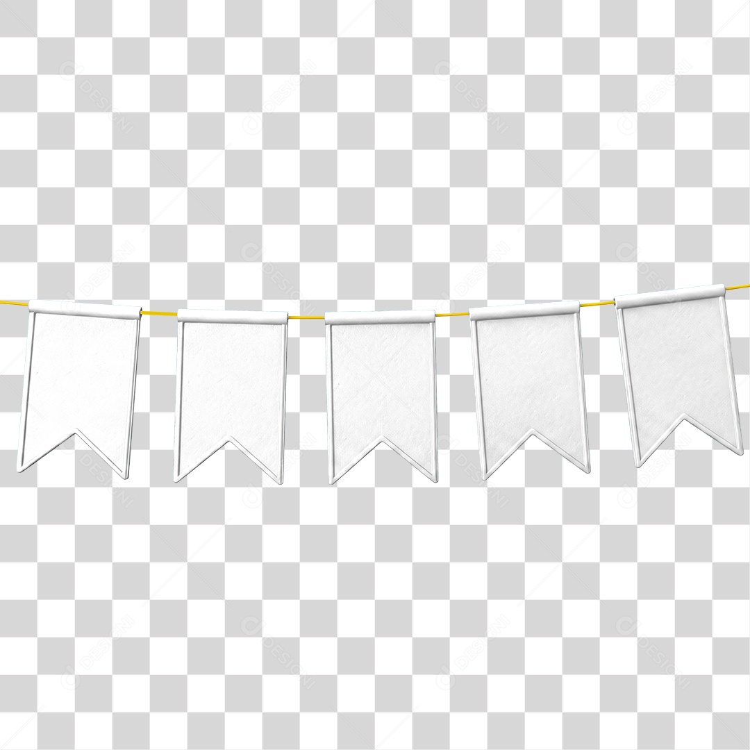 Bandeirolas Festa Junina PNG Transparente