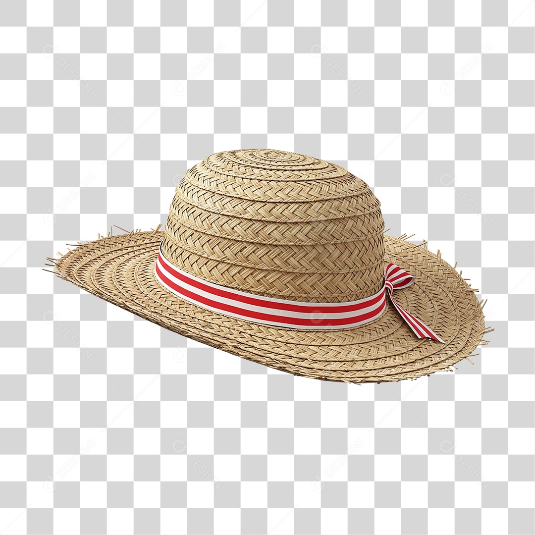 Chapéu de Palha PNG Transparente
