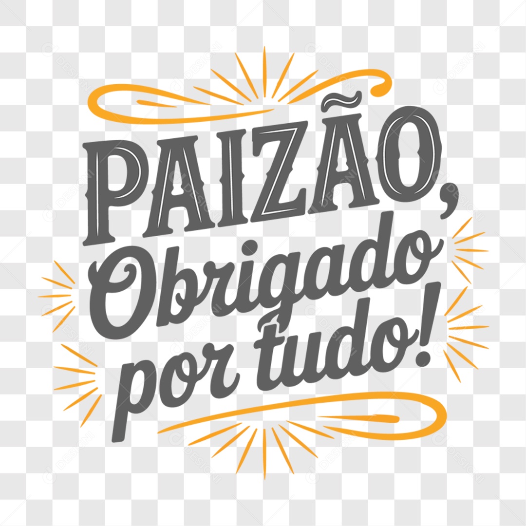 Lettering Dia dos Pais 2025 EPS + PNG
