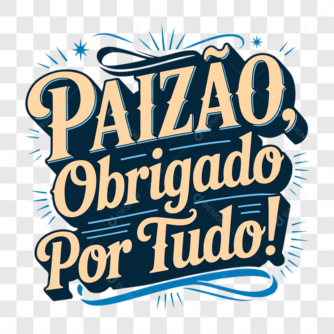 Lettering Dia dos Pais 2025 EPS + PNG