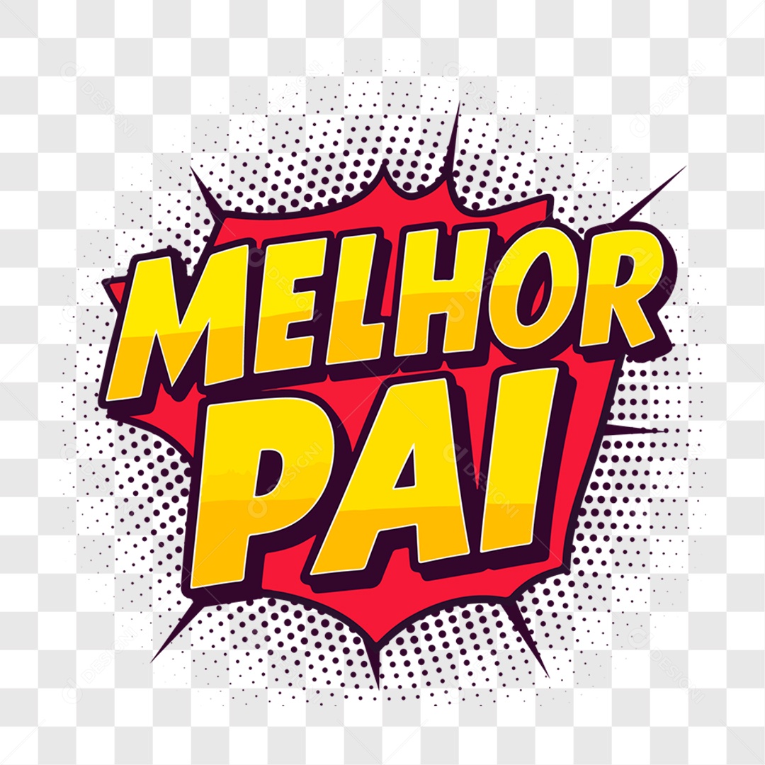 Lettering Dia dos Pais 2025 EPS + PNG