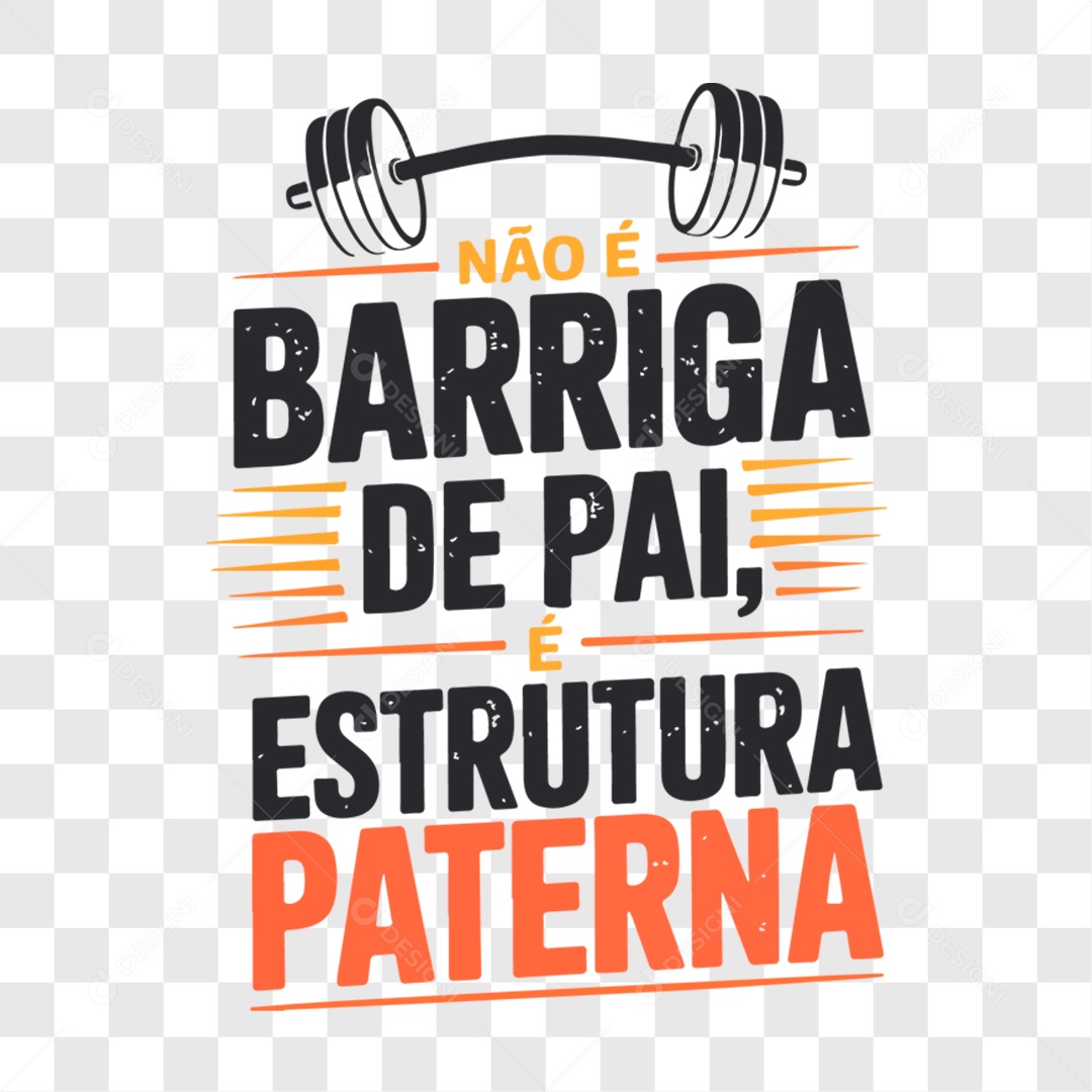 Lettering Dia dos Pais 2025 EPS + PNG