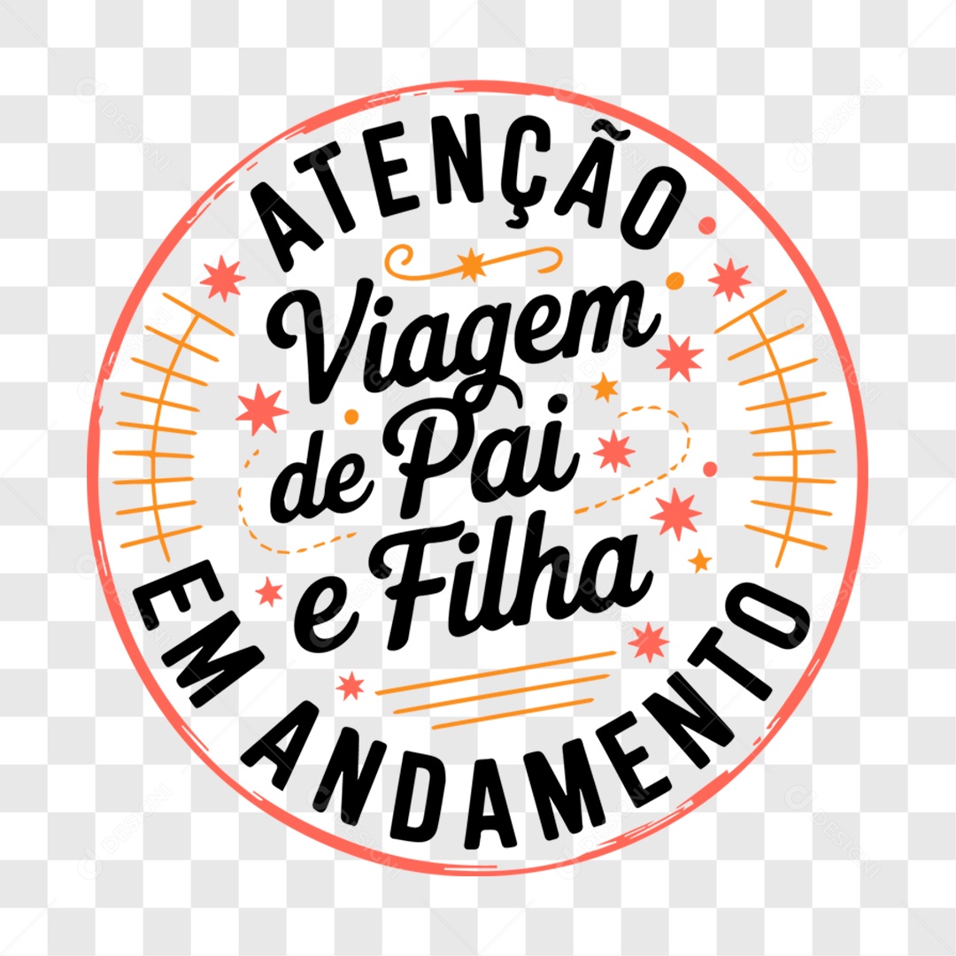 Lettering Dia dos Pais 2025 EPS + PNG