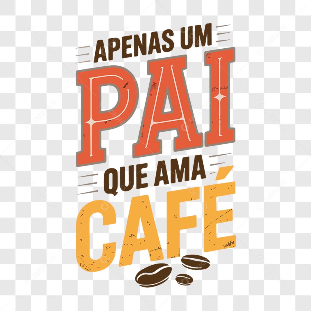 Lettering Dia dos Pais 2025 EPS + PNG