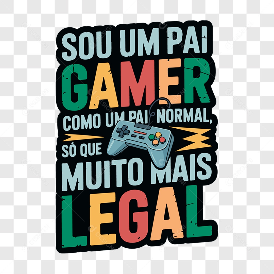 Lettering Dia dos Pais 2025 EPS + PNG