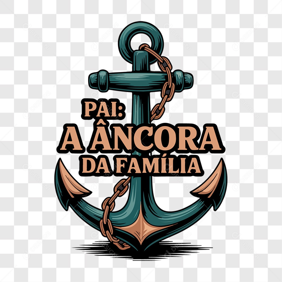 Lettering Dia dos Pais 2025 EPS + PNG