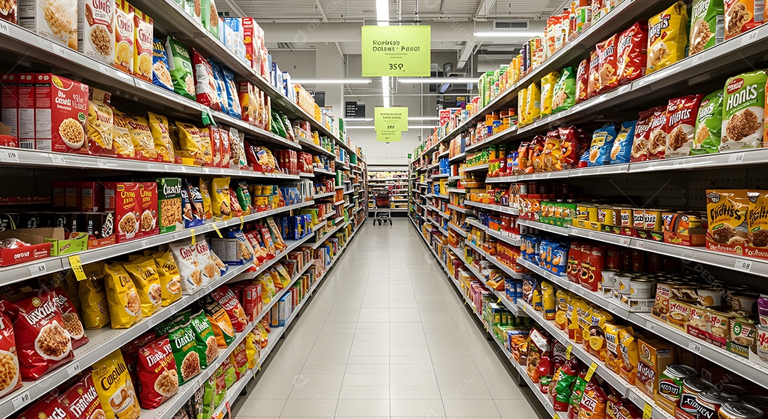 Prateleiras de supermercado