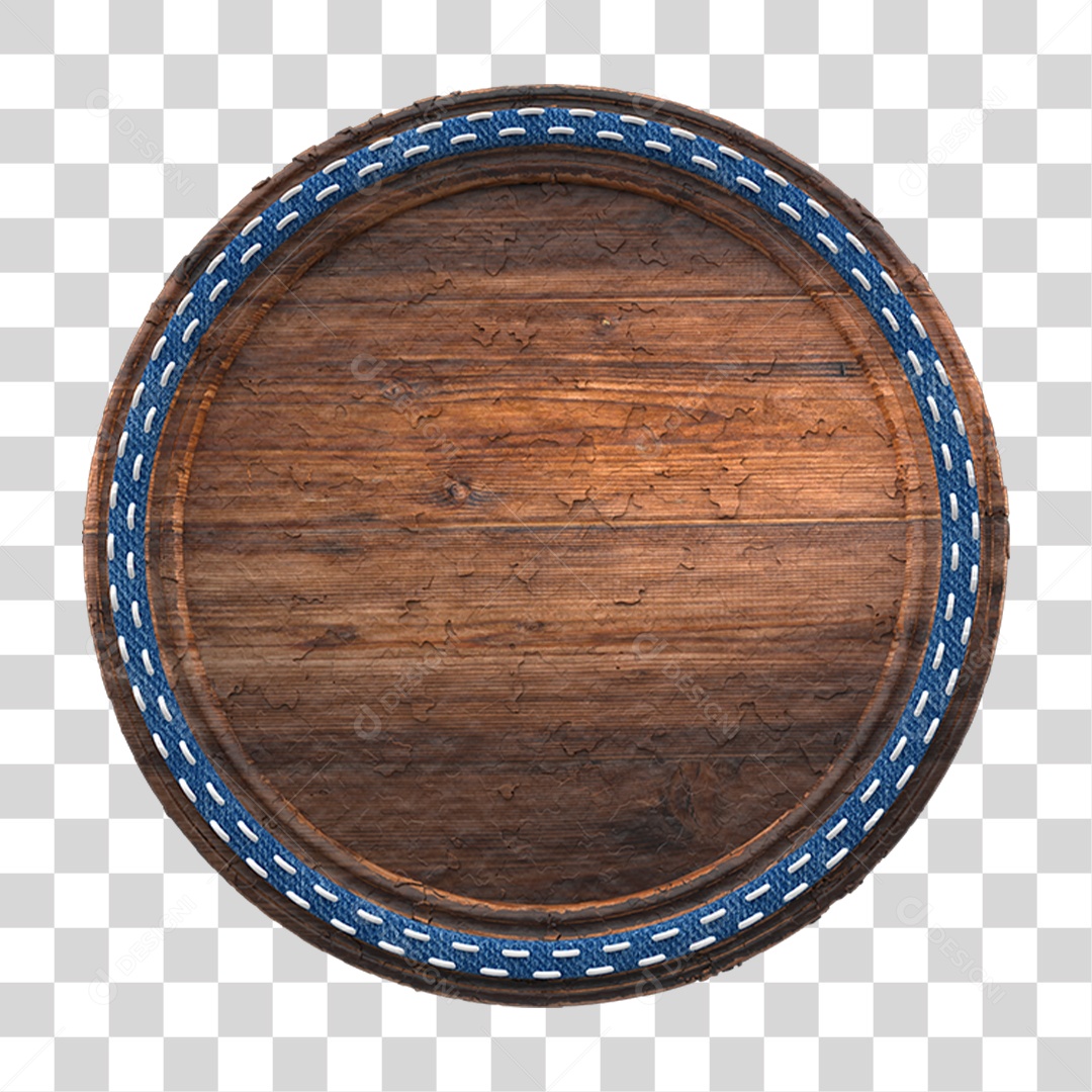 Elemento 3D Círculo Placa PNG Transparente