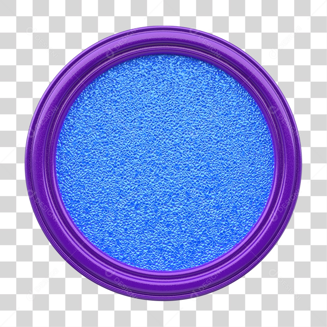 Elemento 3D Círculo Placa PNG Transparente