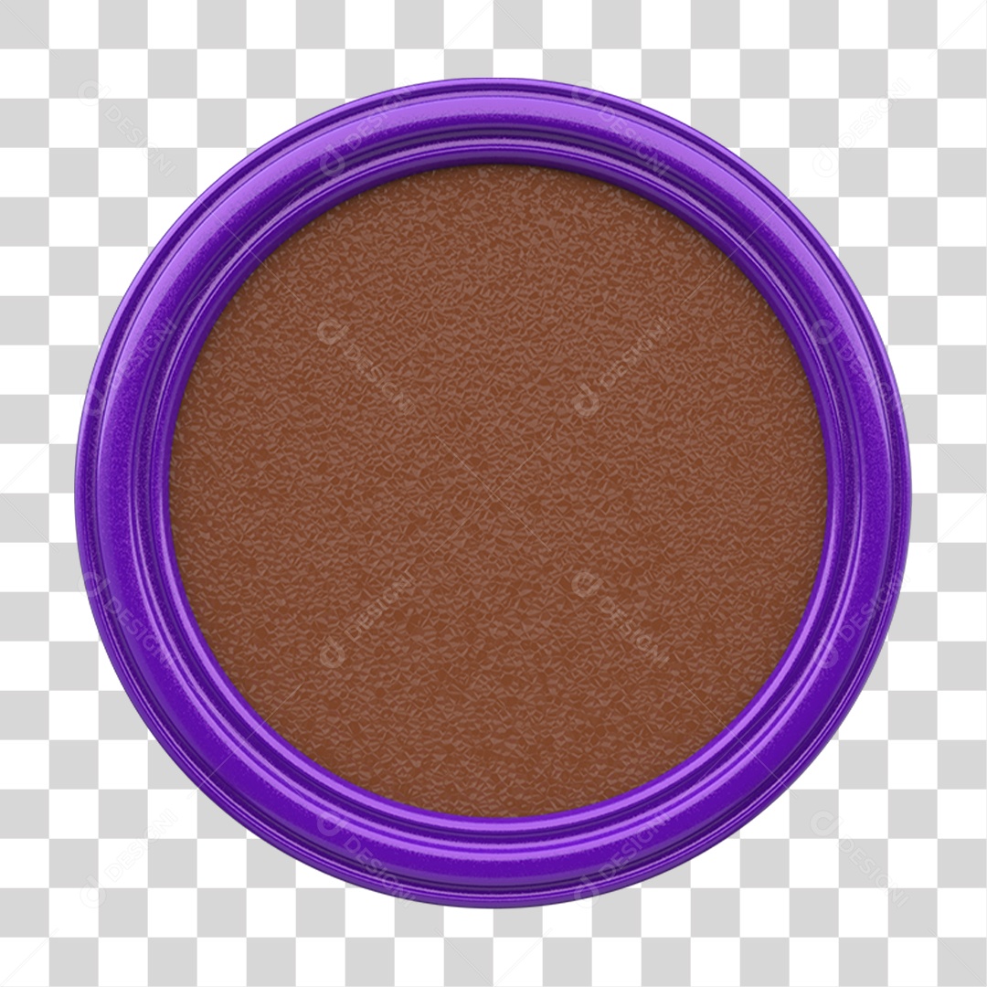 Elemento 3D Círculo Placa PNG Transparente