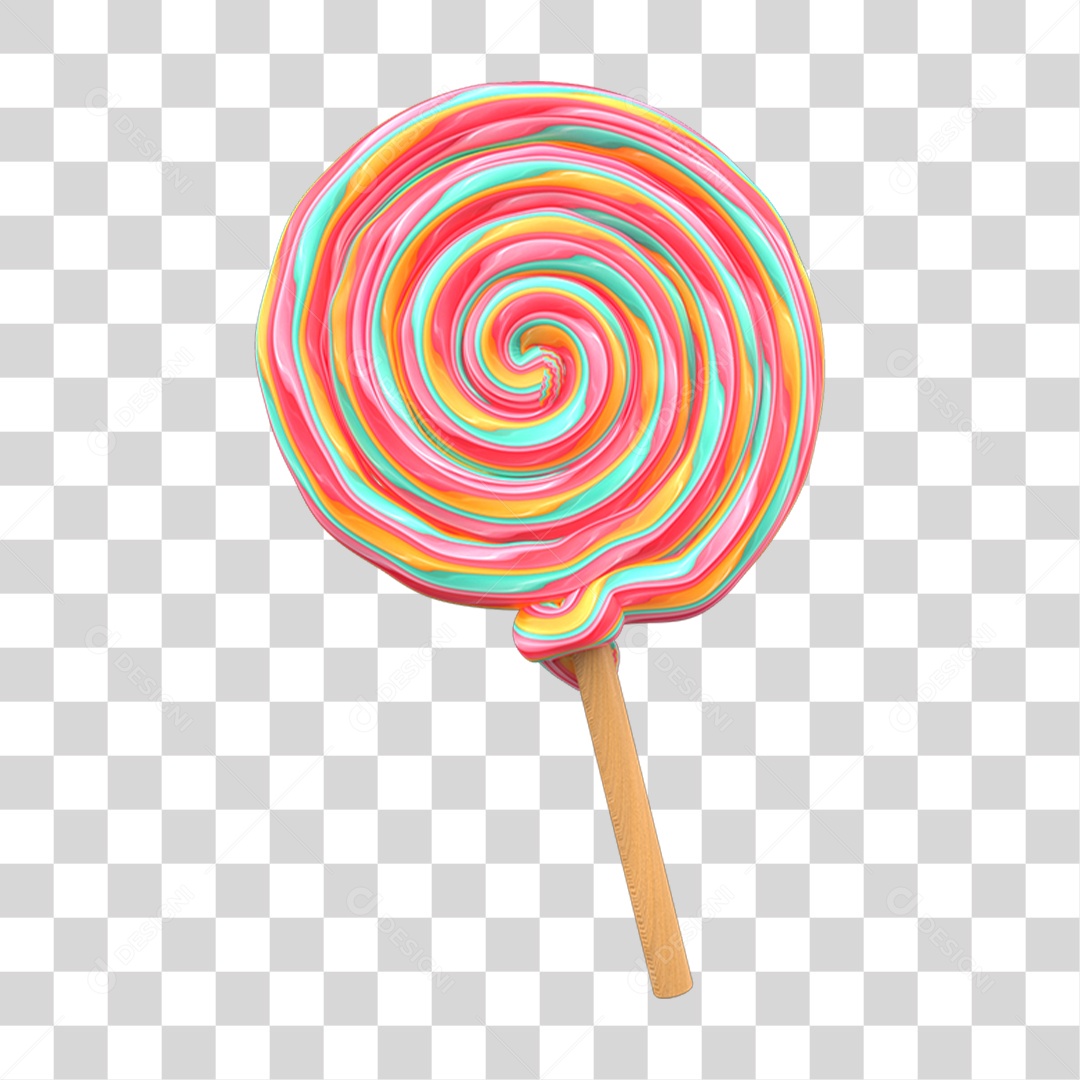 Pirulito Doce PNG Transparente