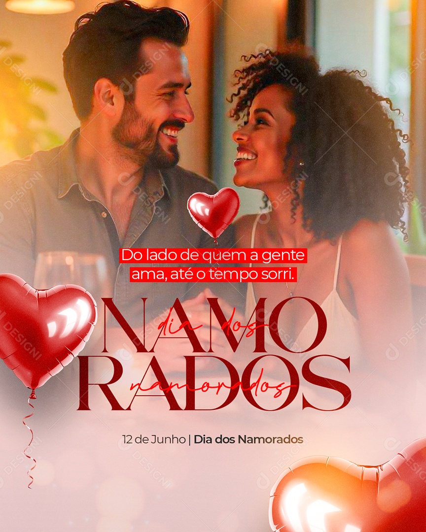 Dia dos Namorados 12 de Junho Social Media PSD Editável