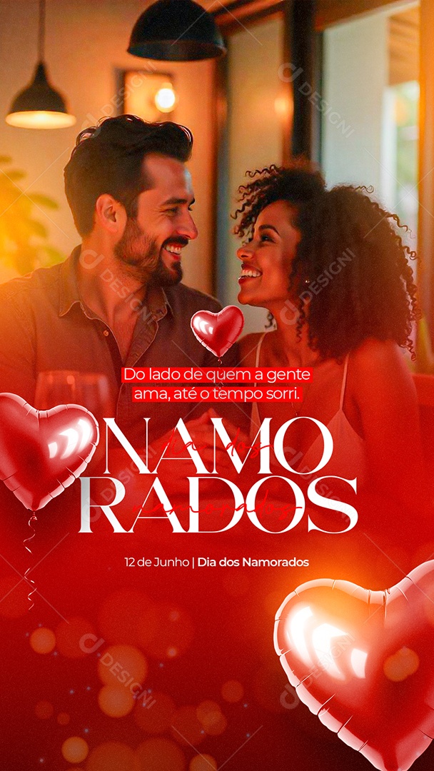 Story Dia dos Namorados 12 de Junho Social Media PSD Editável