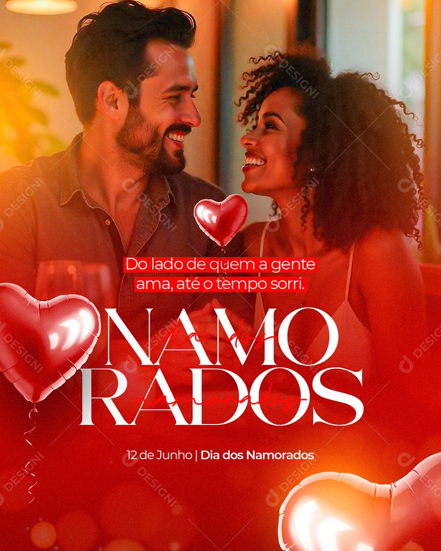 Dia dos Namorados 12 de Junho Social Media PSD Editável