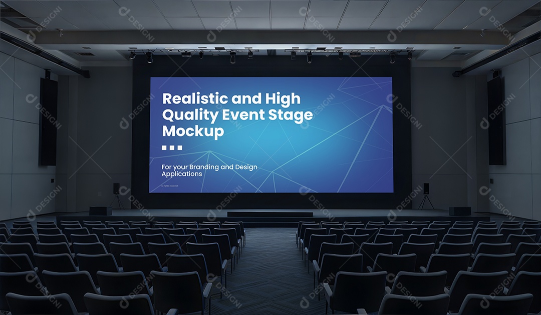 Mockup Espaço de Conferência PSD Editável