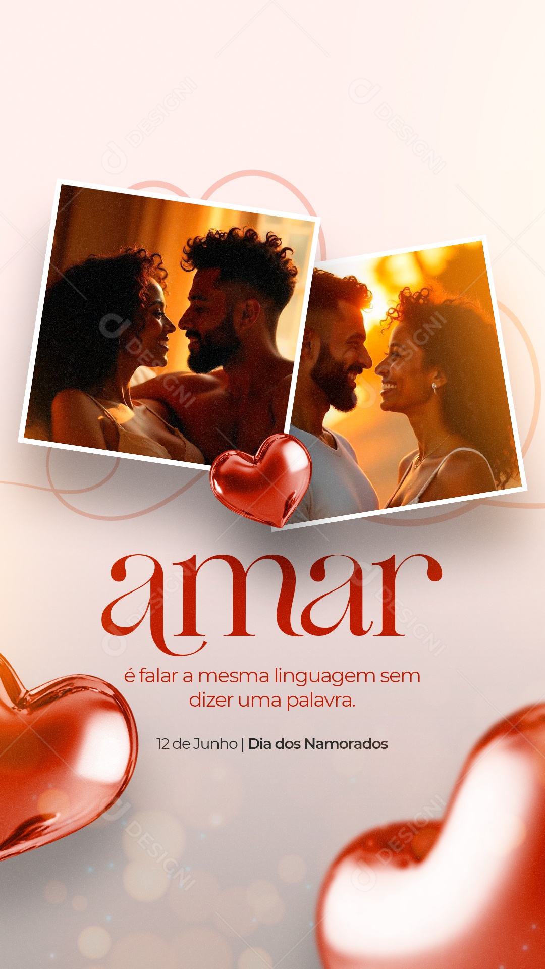 Story Dia dos Namorados 12 de Junho Social Media PSD Editável
