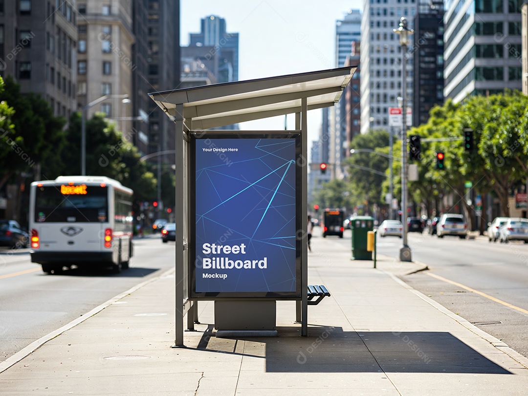 Mockup Anúncio Publicitário PSD Editável