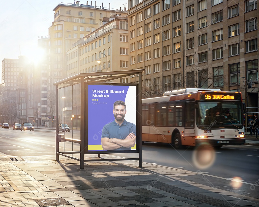 Mockup Anúncio Publicitário PSD Editável